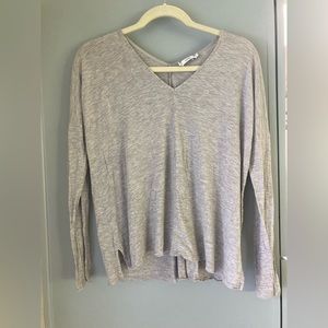 Vince Gray Long Sleeve Tee